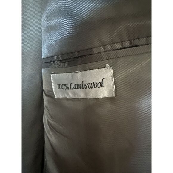 Gianfranco Ruffini 2-Button 100% Lambswool Sport Coat Mens 46 R Houndstooth - Picture 6 of 8